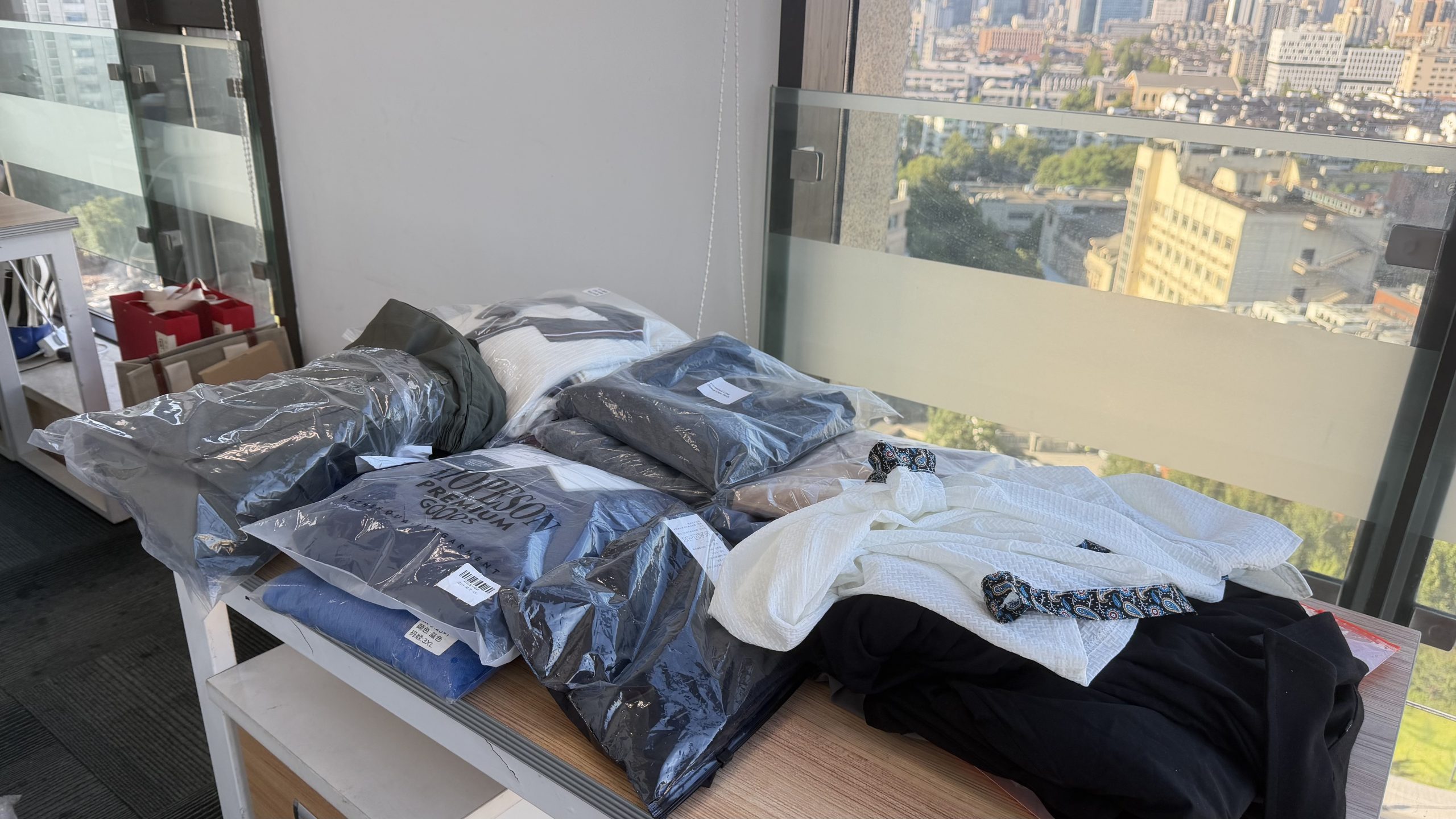 Reviewing private label product samples with the BondFulfill team