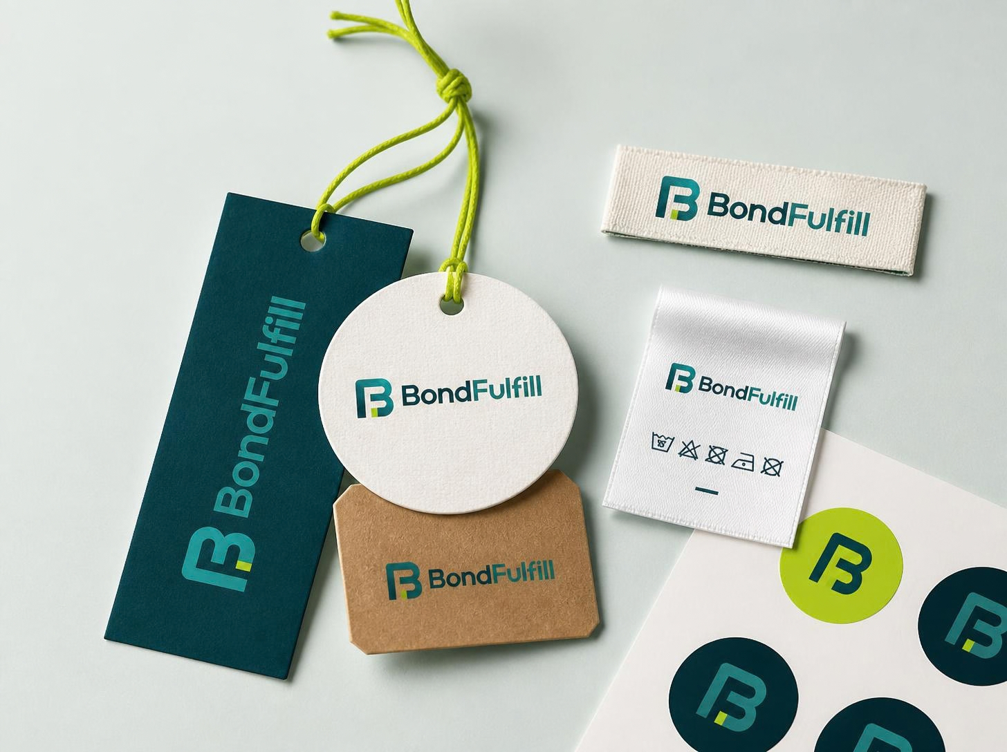 Custom hang tags, woven labels and logo stickers for private label brands
